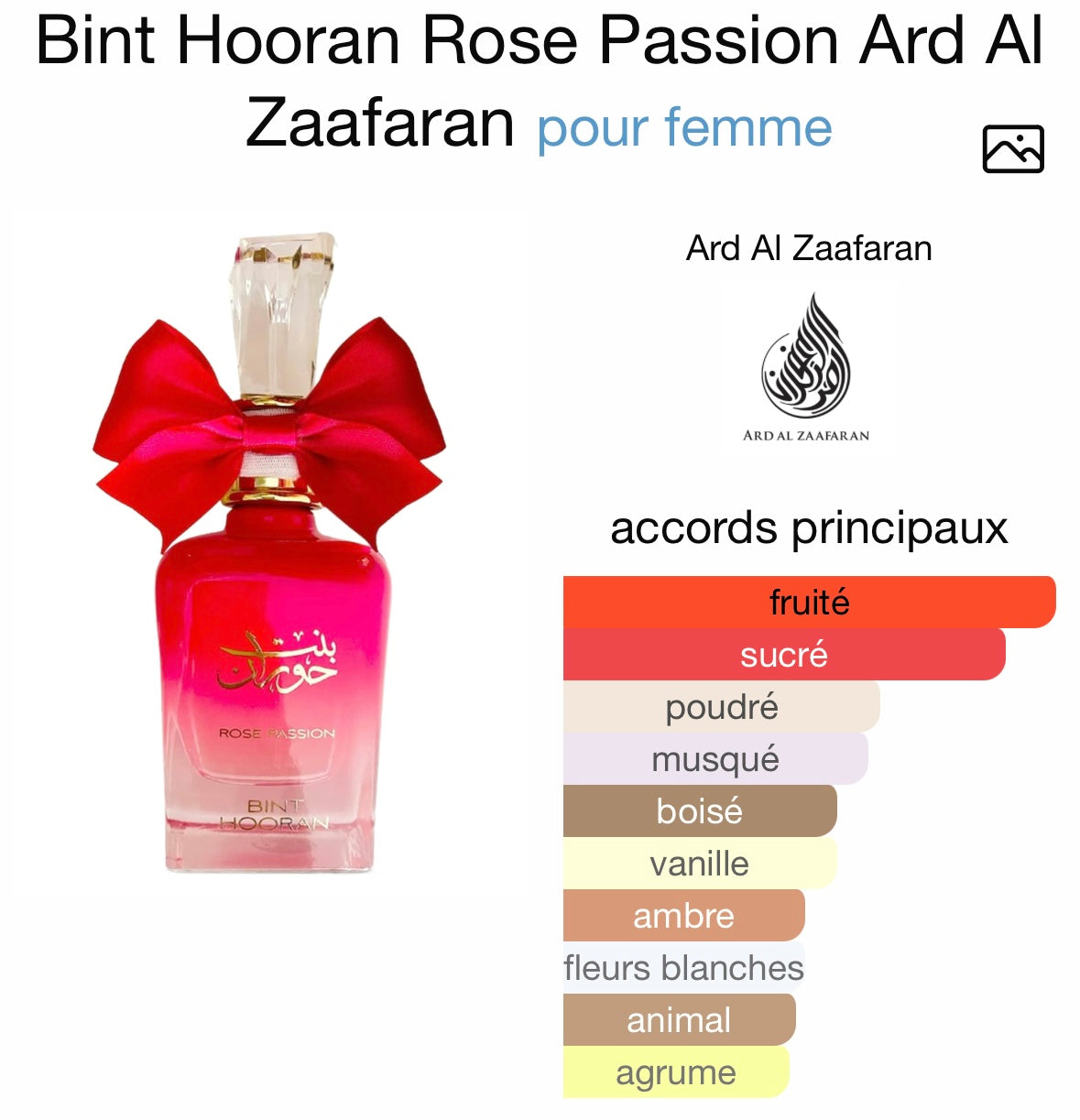 Bint hooran rose passion
