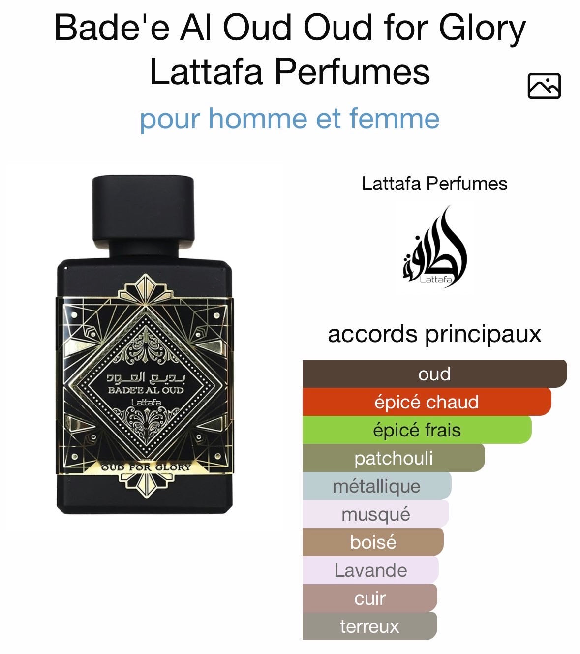 Badee Al Oud for Glory 50ml